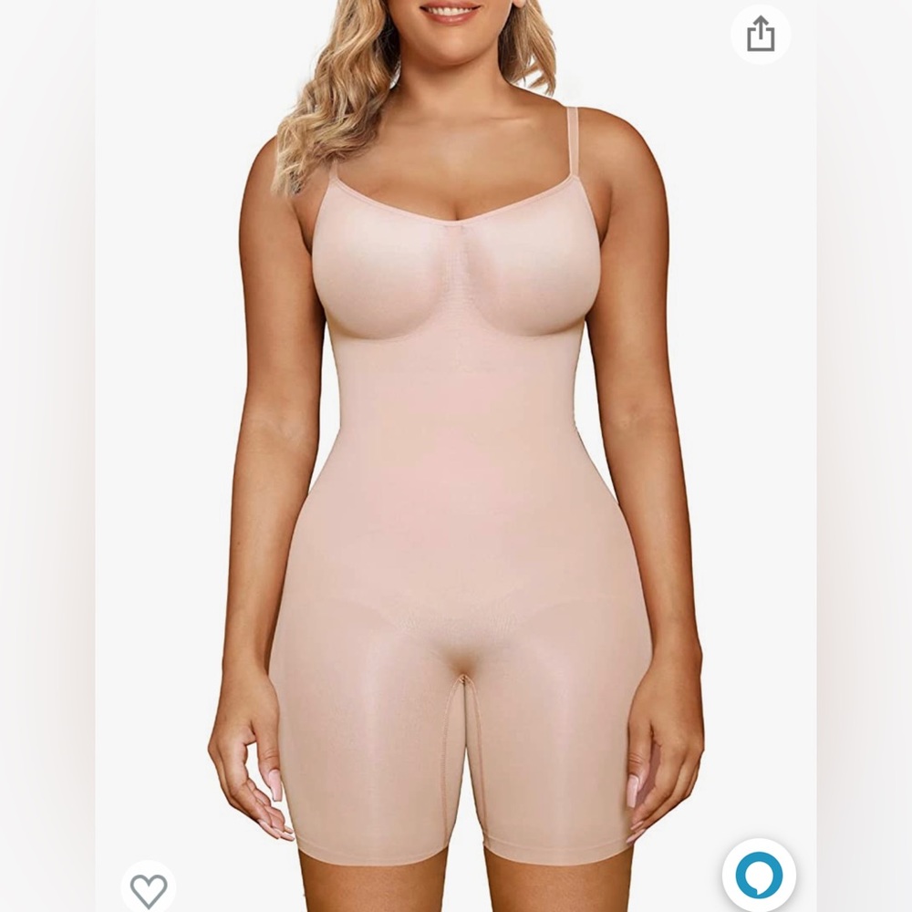 Shapewear for Women Tummy Control Bodysuit Mid Thigh Butt Lifter Body Shaper